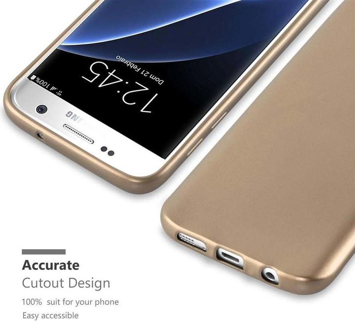 Actual product image Cadorabo TPU Matt Metallic Cover (Samsung Galaxy S7)
