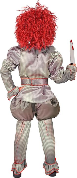 Image du produit Widmann chemise de clown tueur, pantalon, short, ceinture, surchaussures Costume enfant (158)