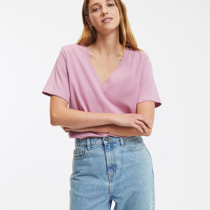 Immagine prodotto La Redoute Collections Maglietta con scollo a V (XS)