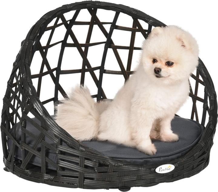 Produktbild PawHut Hundekorb mit Kissen (Katze, Hund)