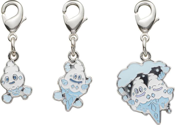 Pokémon Pokemon Center - Vanillite, Vanillish, Vanilluxe Schlüsselanhänger - 3 Stück