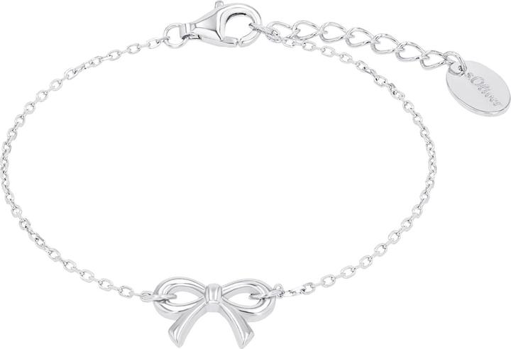Image du produit S.Oliver Armschmuck für Mädchen, 925 Sterling Silber | Schleife (16 cm, Argent 925)