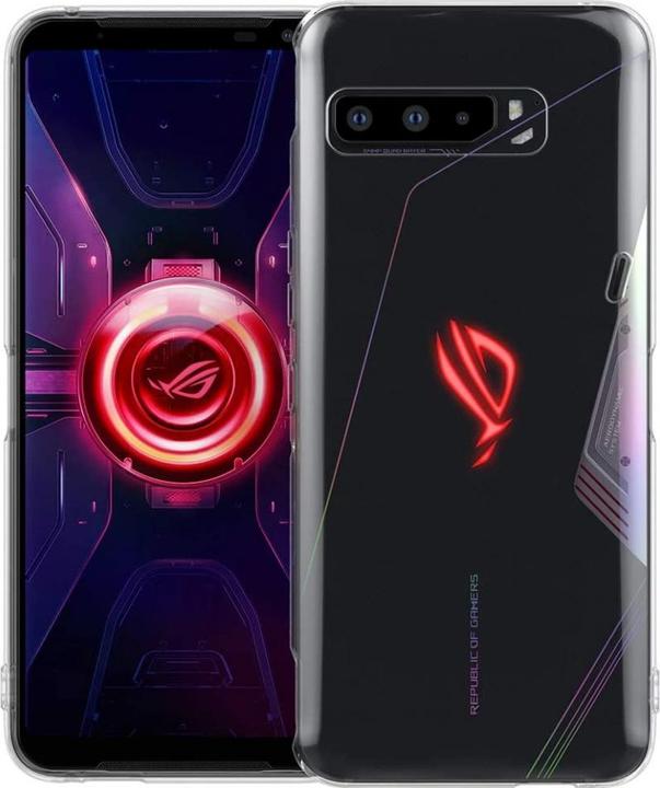 Actual product image Screenguard Asus ROG Phone 3 Flexible TPU Clear Case (Asus ROG Phone)
