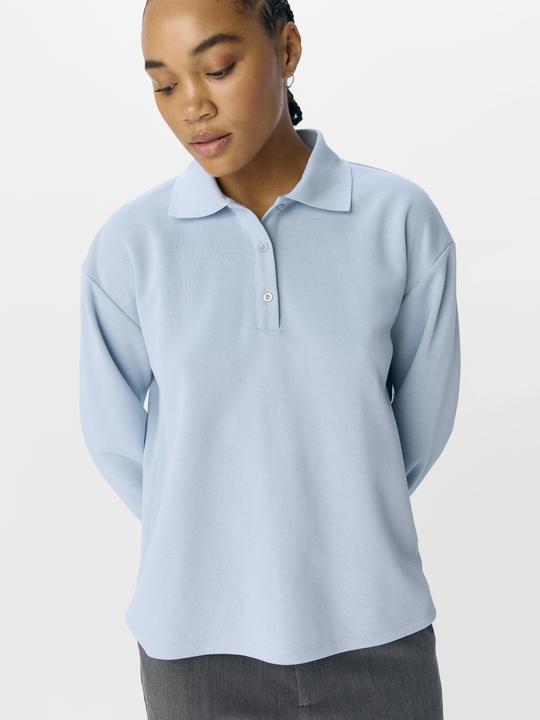 Immagine prodotto Object Gestreiftes Langarm-Poloshirt (XS)