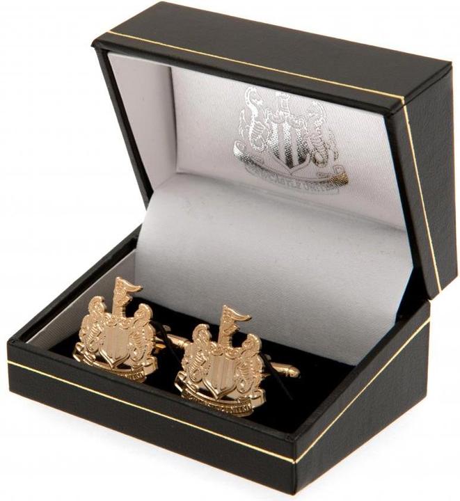Actual product image Newcastle United FC Cufflinks Coated (80% Alloy, 20% gold)