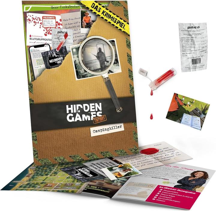 Actual product image Hidden Games Camping killer - crime game (German)