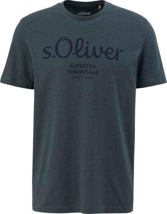 Actual product image S.Oliver T-Shirt Casual Bequem sitzend Logo T-Shirt (L)