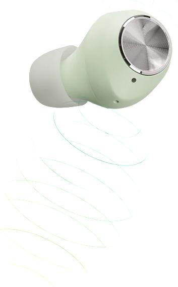 Actual product image Sudio T2 Headset Wired In-ear Calls/Music USB Type-C Bluetooth Green (ANC, 7.50 h, Cable)