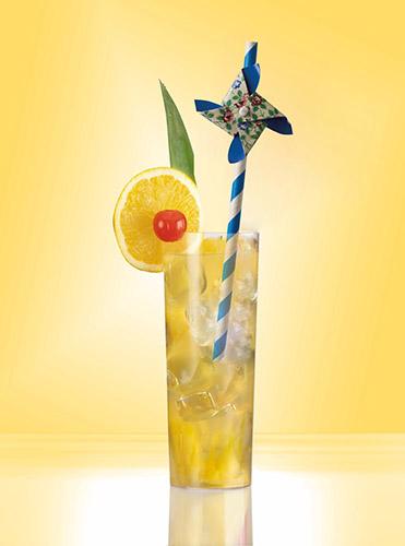 Actual product image Papstar Paper drinking straws "Windmill", 200 mm, coloured made of paper, length: 200 mm, diameter: 6 mm (50 x)