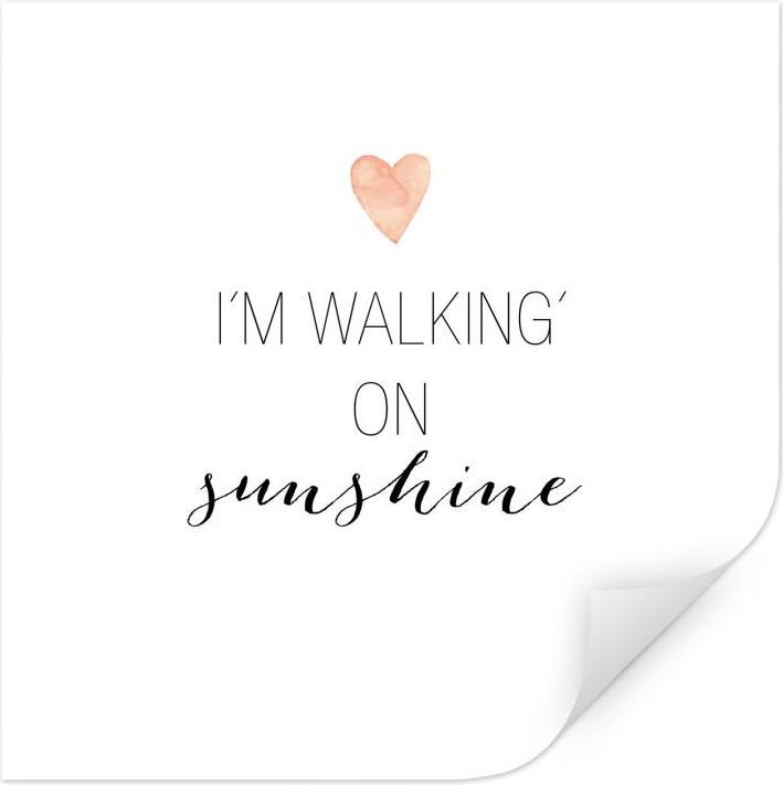 Produktbild Trenddeko I'm walking on sunshine (50 x 50 cm)