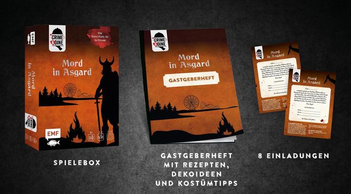 Actual product image Crime & Dine - The Crime Dinner Set: Murderous Midsummer (German)