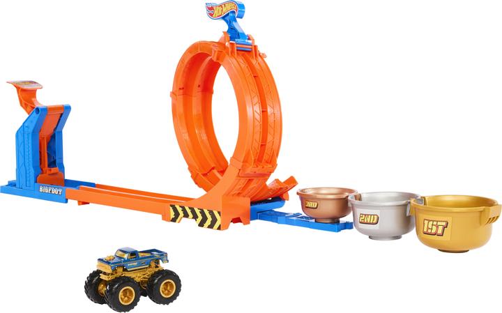 Productafbeelding Hot Wheels Monster Trucks 2-in-1 Loop & Flip Challenge