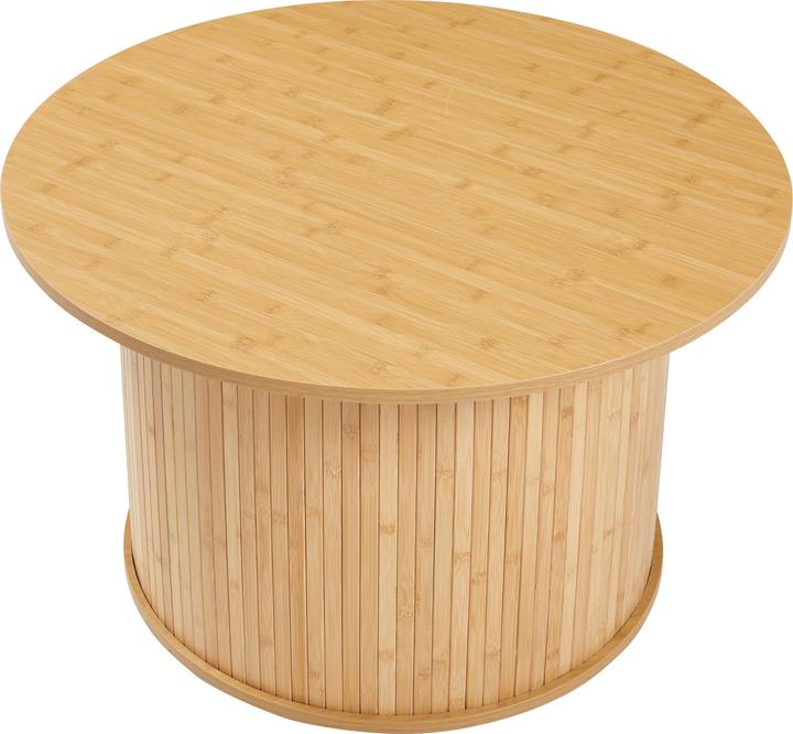 Produktbild En.Casa Couchtisch Ledepid 48xØ80 cm Natur