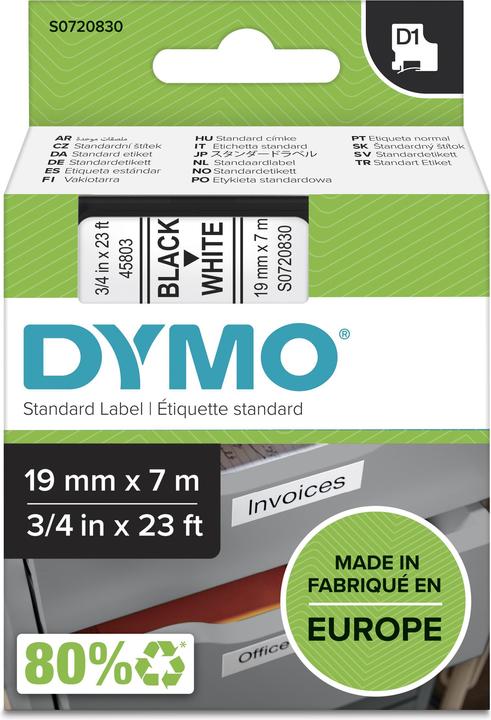 Immagine prodotto Dymo S0720830 Nastro standard (1.90 cm, Bianco)