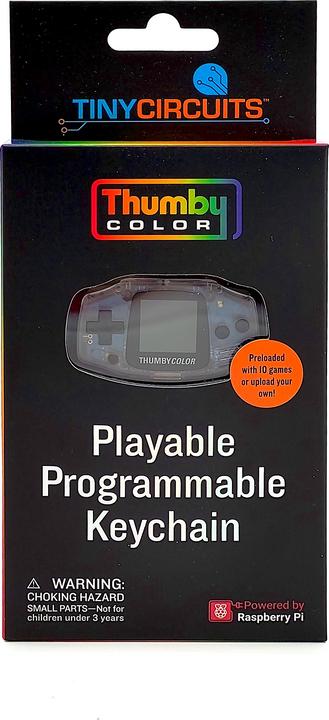 Actual product image TinyCircuits Thumby Color - Mini Spielkonsole - Clear