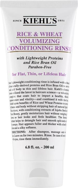 Kiehl's Après-shampooing volumateur Rice & Wheat (200 ml)