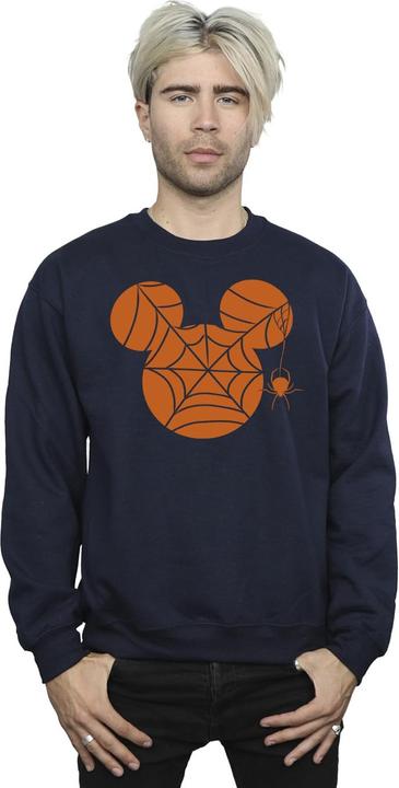 Actual product image Mickey Mouse Mens Cobweb Sweatshirt (5XL)