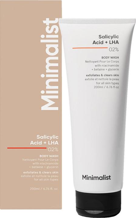 Minimalist Salicylic Acid + LHA 02% Body Wash (200 ml)