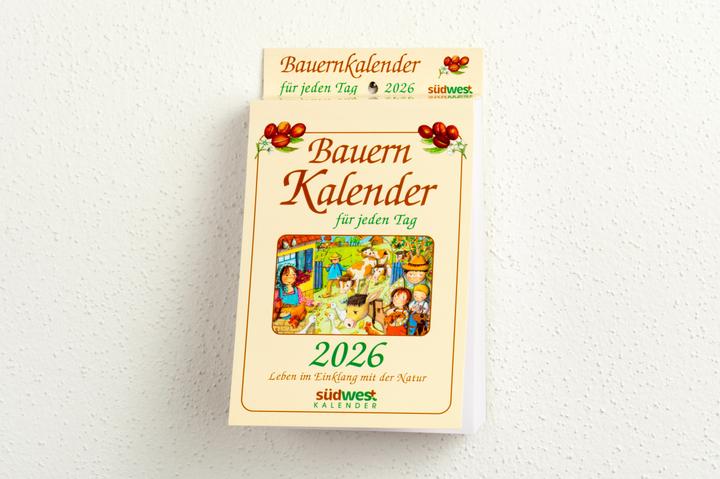 Actual product image Farmer's calendar for every day 2026 - Living in harmony with nature - daily tear-off calendar for (Hardcover, German)