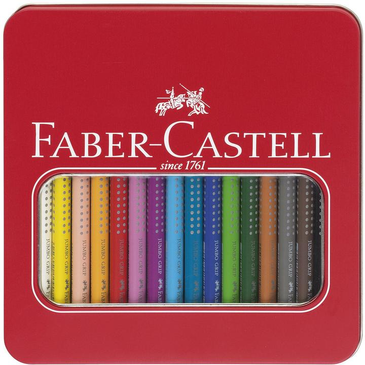 Faber-Castell poignée jumbo (Multicolore, 16 x)