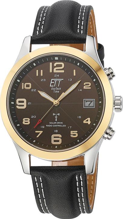 Actual product image ETT EGS-11487-22L Solar Drive Radio Control Watch Gobi Men's Watch 41mm 5ATM (Radio-controlled clock, 41 mm)