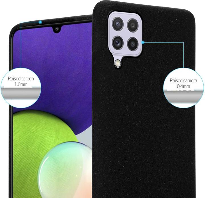Actual product image Cadorabo TPU Frosted cover (Samsung Galaxy M22, Samsung Galaxy A22, Samsung Galaxy A32)