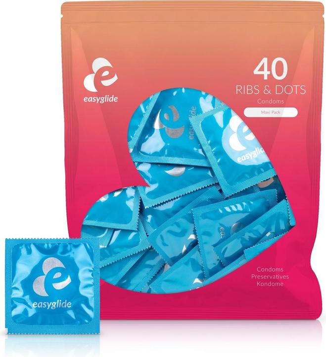 Actual product image EasyGlide Ribs & Dots (40 pcs.)