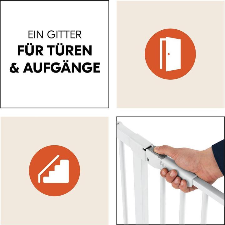 Produktbild Hauck Tür- & Treppenschutzgitter Türschutzgitter Clear Step Autoclose 2 +