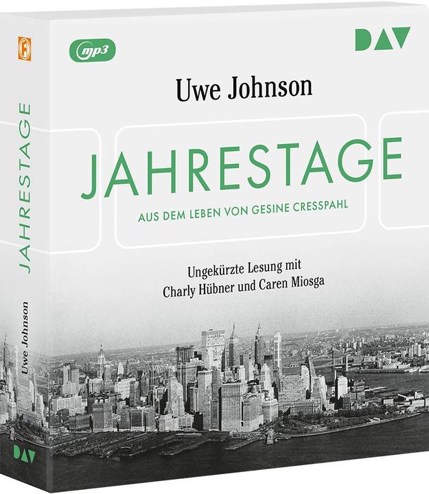 Produktbild Jahrestage. Aus dem Leben von Gesine Cresspahl (Uwe Johnson, Charly Hübner, Caren Miosga, Deutsch)