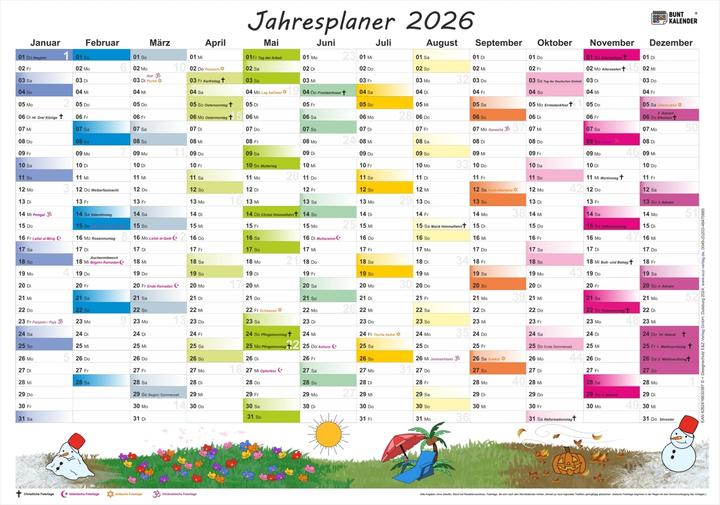 Actual product image Annual planner 2026