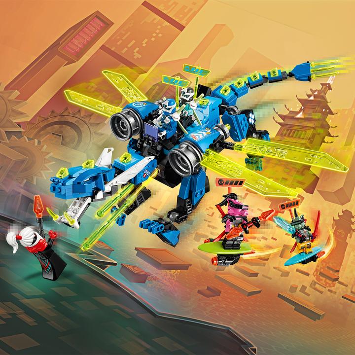 Actual product image LEGO Jay's Cyber-Dragon (71711, LEGO Ninjago)