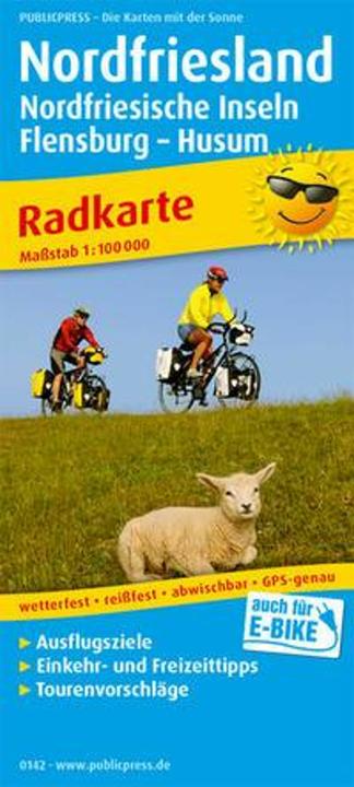 Produktbild PublicPress Radkarte Nordfriesland