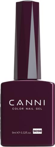Canni Gellack 9098 UV/LED (Dunkle Aubergine, UV-Gel Lack)