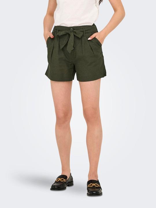 Actual product image Only High Waist Belt Shorts (36)