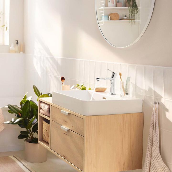 Produktbild hansgrohe HG Einhebel-Waschtischmischer Rebris S 110 CoolStart, ohne Ablaufgarnitur chrom