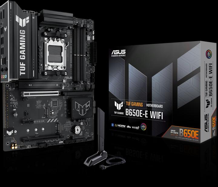 Produktbild ASUS MB TUF GAMING B650E-E WIFI (AM5, AMD B650, ATX)