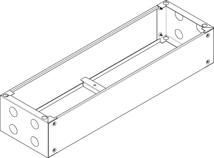 Actual product image ABN UT420 Pedestal RAL7022 W/H/D 1090/200/340mm