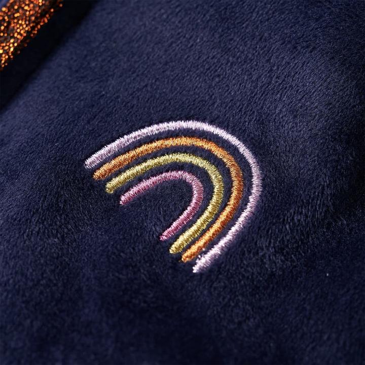 Immagine prodotto VidaXL Giacca con cappuccio per bambini blu navy 92,Materiale: 94 % poliestere (92)