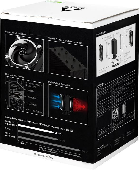 Actual product image Arctic Freezer 34 eSports Duo (157 mm)