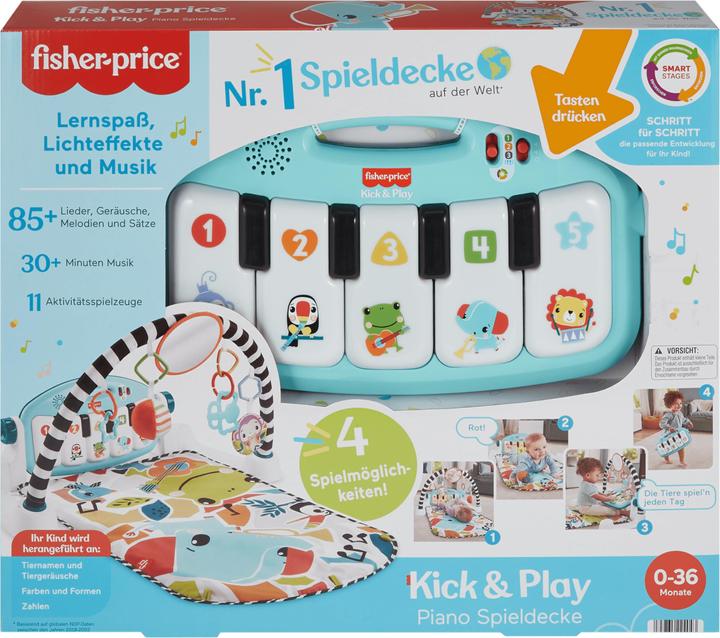 Image du produit Fisher-Price Glow and Grow Kick & Play Piano Gym