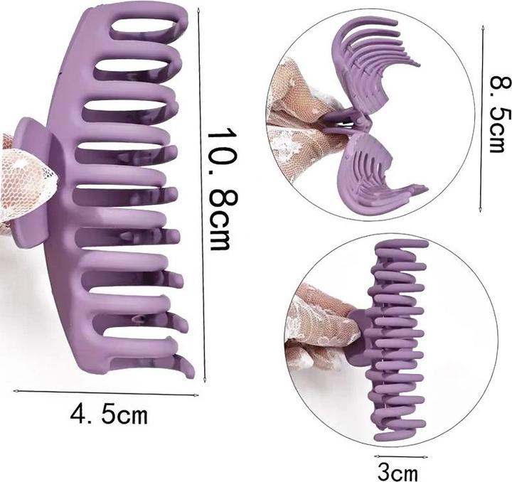 Image du produit JTI Pince à cheveux XL - rose - 5 pcs (5 pcs)