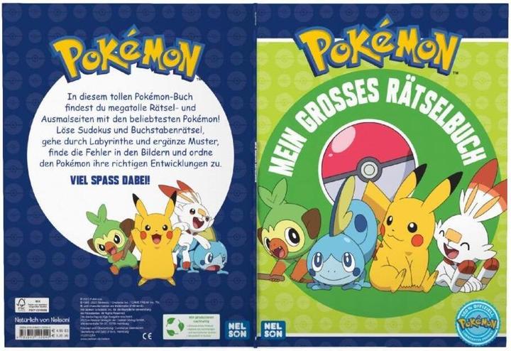 Actual product image Pokémon: Mein grosses Rätselbuch (German, 2023)