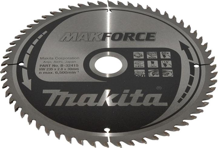 Produktbild Makita Sägebblatt MAKFORCE 235x30x60Z