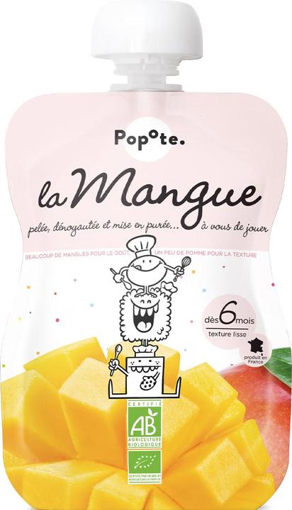 Popote Quetschie Mango BIO (120 g)