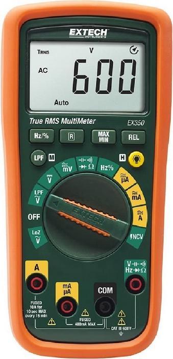 Actual product image Extech Hand multimeter digital EX350 (CAT III 600V)