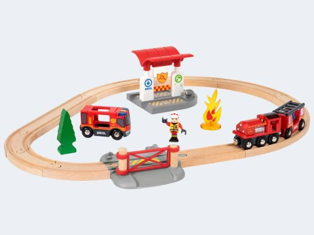 Produktbild Brio Bahn Feuerwehr Set