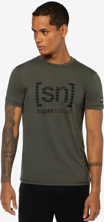 Actual product image Super Natural Grid Logo Tee (L)
