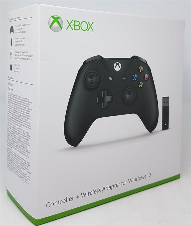 Actual product image Microsoft Xbox Controller + Wireless Adapter (PC, Xbox One X, Xbox Series X, Xbox One S, Xbox Series S)