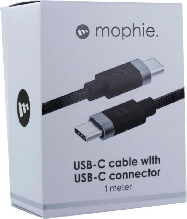 Actual product image mophie USB C - USB C (1 m, 240 W)