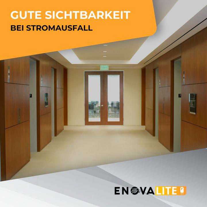 Produktbild Enova ELED 200106 - LED-Notstrom Downlight Einbau TEST-Fkt. (150 lm)
